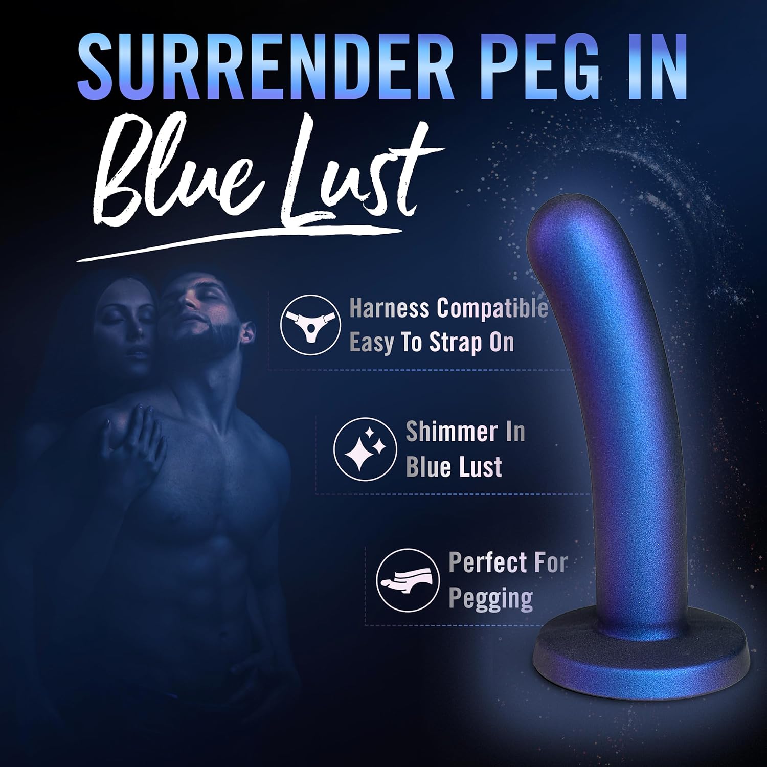 Anal Dildo Temptasia Surrender Peg - Blue Lust  Joyboxx