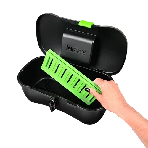 Joyboxx + Playtray + Joybuff = Safe Storage System Adult Stuff