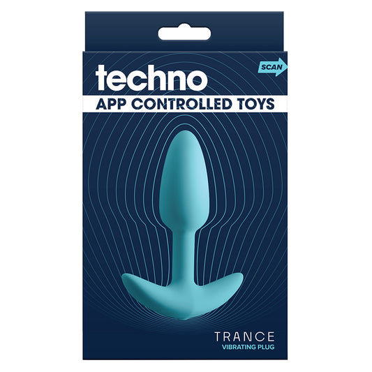 Techno Trance App-Controlled Silicone Vibrating Plug
