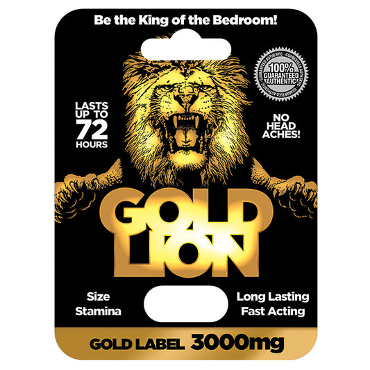 Gold Lion Natural Male Performance & Vitality Supplement