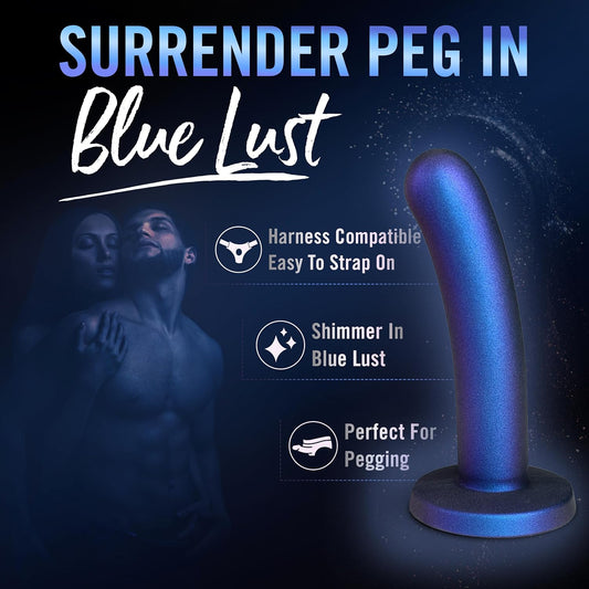 Anal Dildo Temptasia Surrender Peg - Blue Lust