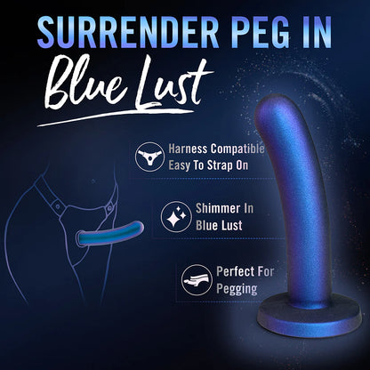 Anal Dildo Temptasia Surrender Peg - Blue Lust