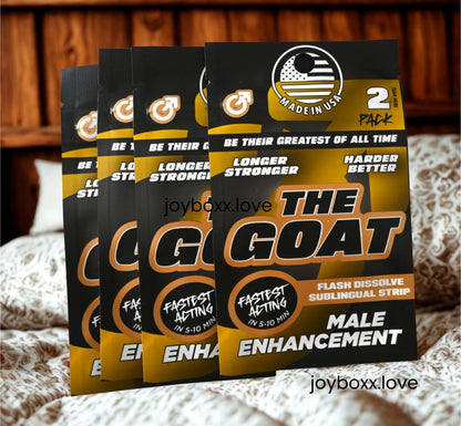 GOAT Strip – Sublingual Botanical Wellness Strips (8 Pack)