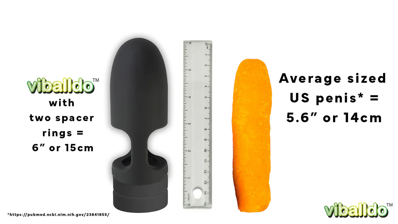 ViBalldo - Vibrating Ball Dildo Testicle Toy