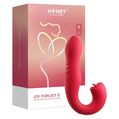 Honey Play Box JOI THRUST G-spot Vibrator & Tongue Clit Licker Joyboxx Honey Play Box JOI THRUST G-spot Vibrator & Tongue Clit Licker Joyboxx
