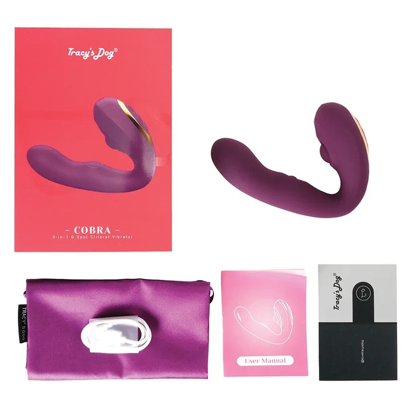 Tracy's Dog Cobra Spherical Flapping Vibrator Joyboxx Tracy's Dog Cobra Spherical Flapping Vibrator Joyboxx