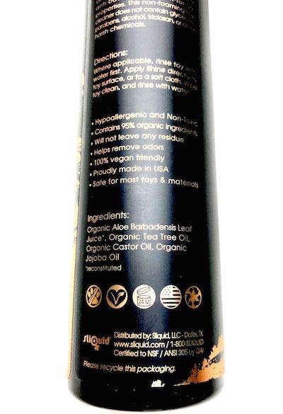 Sliquid Shine Unscented Organic Sex Toy Cleaner - 2 ounce- Travel Size Joyboxx Sliquid Shine Unscented Organic Sex Toy Cleaner - 2 ounce- Travel Size Joyboxx